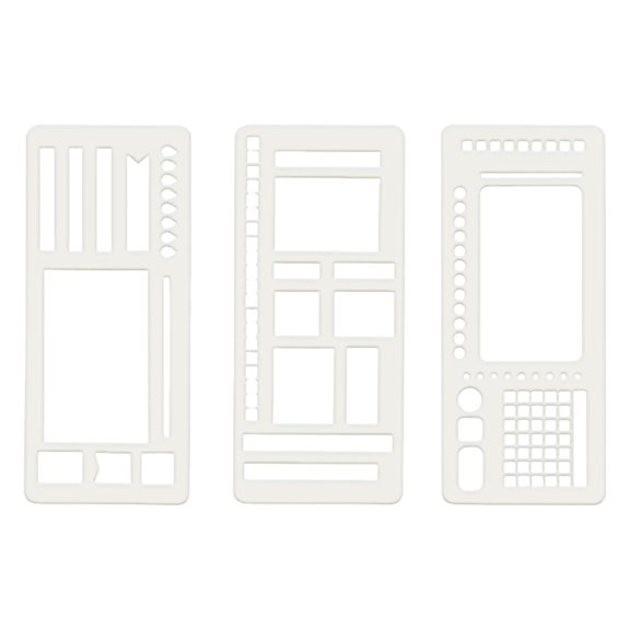 Minimal Dots Array Planner Templates Set Of 3 Waterproof Organized Journals For Creative Writing Organization