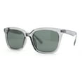 thumbnail image 1 of Minimal Gentlemans Hipster Horn Rim Plastic Sunglasses Slate - Green, 1 of 4