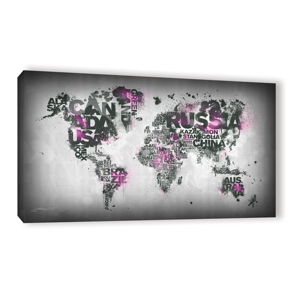 Minimal I' Gallery wrapped Canvas Art Print