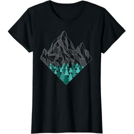 Minimal Mountains Geometry Outdoor Hiking T-Shirt Minimal Mountains Geometry Outdoor Hiking T-Shirt
