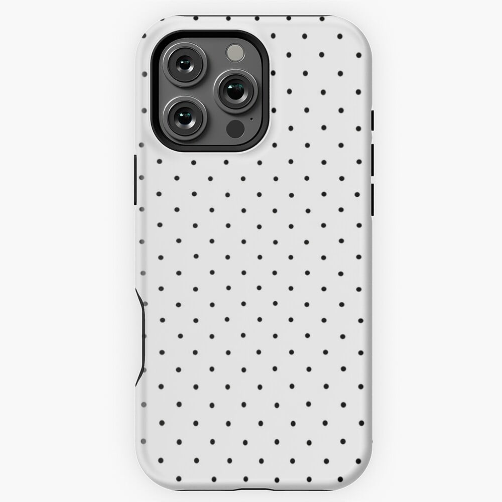 Minimal Small Polka Dot Spot Pattern Art Pop iPhone 11 12 13 14 15 16 ...