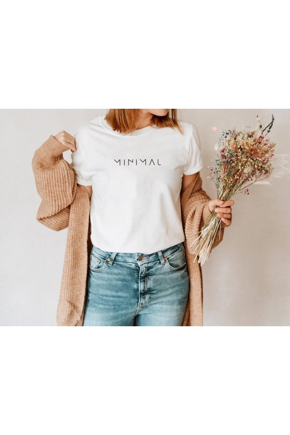 Minimal T-shirt, Minimalist T-shirt, Minimalist Shirt, Minimal Shirt, Minimal Lifestyle, Rave Culture, Gift for Minimalist People, Boho