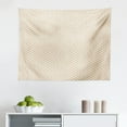 thumbnail image 1 of Minimal Tapestry, Continuous Polka Dots Pattern with Soft Tones Round Motifs, Fabric Wall Hanging Decor for Bedroom Living Room Dorm, 2 Sizes, Dried Rose and Champagne, by Ambesonne, 1 of 1