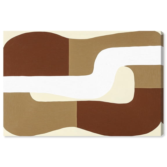 Minimal Wavy III Canvas Boho Wall Art by Art Remedy, Gallery Wrapped, 15 x 10