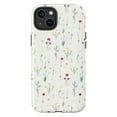 thumbnail image 1 of Minimal Wildflower iPhone Case – Dainty Floral Phone Cover in White for iPhone 16, 15, 14, 13, 12, 11 Pro, Plus, Max, 1 of 5