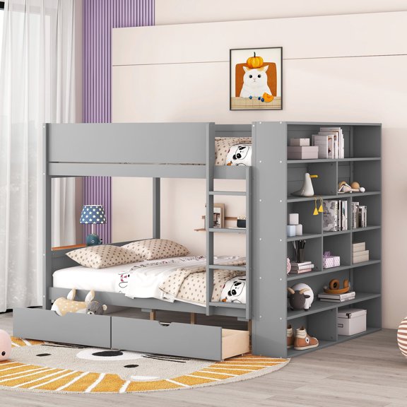 Minimal space needed - Comfortable and safe bunk bed for family use