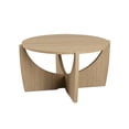 thumbnail image 1 of Minimalism Round Coffee Table Curved Leg,Home Decoration, Living Room Tables, 27 x 28 Inches, 1 of 6