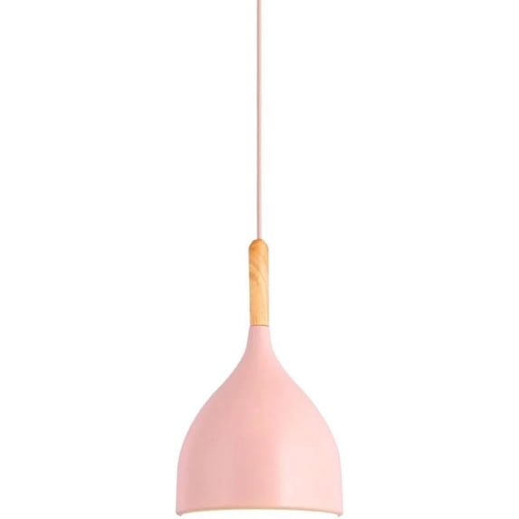 Minimalism Vintage Pendant Lighting for Kitchen Island, Simple Colorful Metal Pendant Light for Dining Room, Rustic Pendant Lamp, Retro Farmhouse Pendant Light Fixture for Kitchen Sink