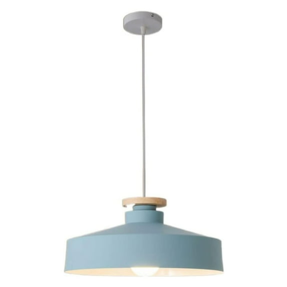 Minimalism Wood Metal Kitchen Island Pendant Light Fixtures Retro Industrial Pendant Lighting for Over Dining Room Table Adjustable Height Hanging Lamp Shade Nordic Ceiling Chandelier
