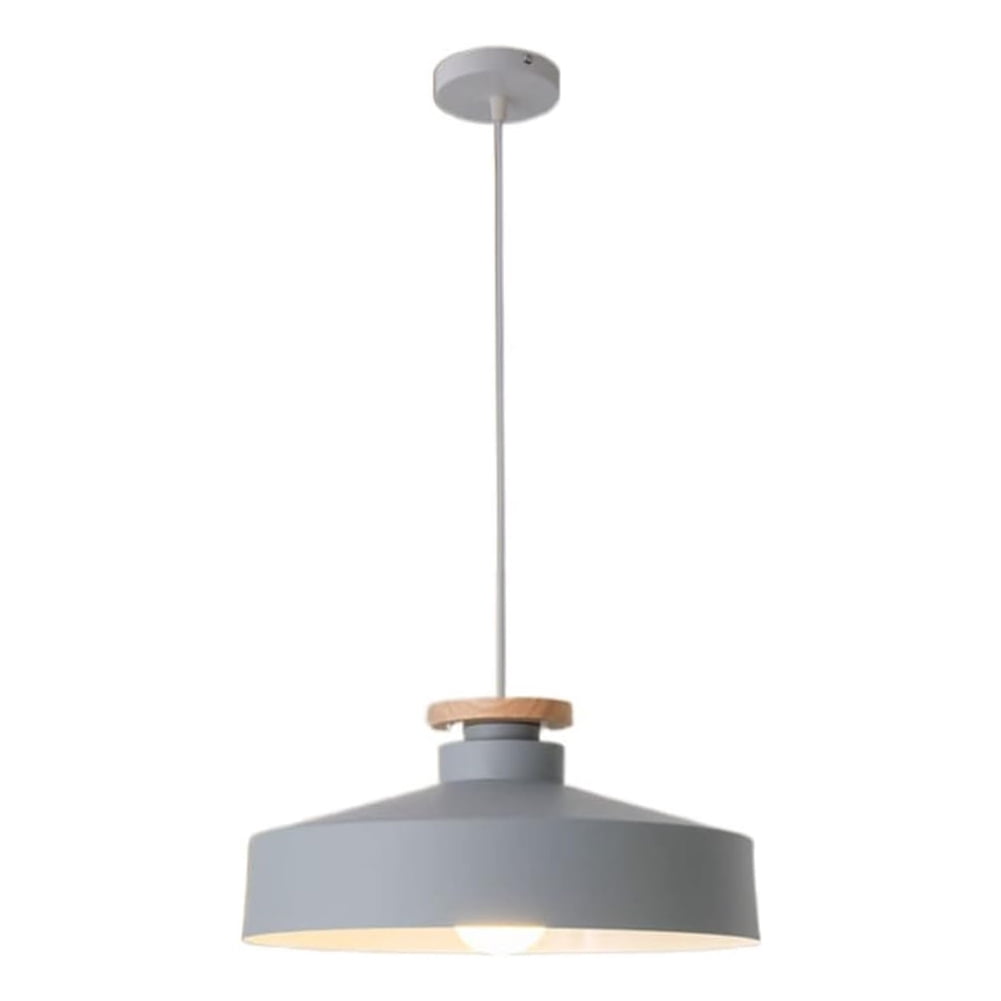 Minimalism Wood Metal Kitchen Island Pendant Light Fixtures Retro Industrial Pendant Lighting for Over Dining Room Table Adjustable Height Hanging Lamp Shade Nordic Ceiling Chandelier