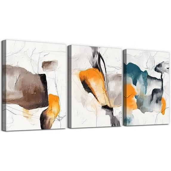Minimalist Abstract Canvas Wall Art For Living Room Boho Wall Decor For Bedroom Fashion Wall Decorations For Office Abstract Wall Paintings Room Wall Pictures Artwork Bathroom Home Deco 3 Piece