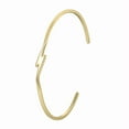 thumbnail image 1 of Minimalist Adjustable Lightning Shape Cuff Bracelet Gold-plated Bracelet Modern Jewelry For Daily Wear Gift Box Packaging, 1 of 4