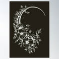thumbnail image 1 of Minimalist Aesthetic Floral Design – Line Drawing Vibes Poster Wall Art, Modern Wall Decor, 8x12 UNFRAMED, 1 of 2