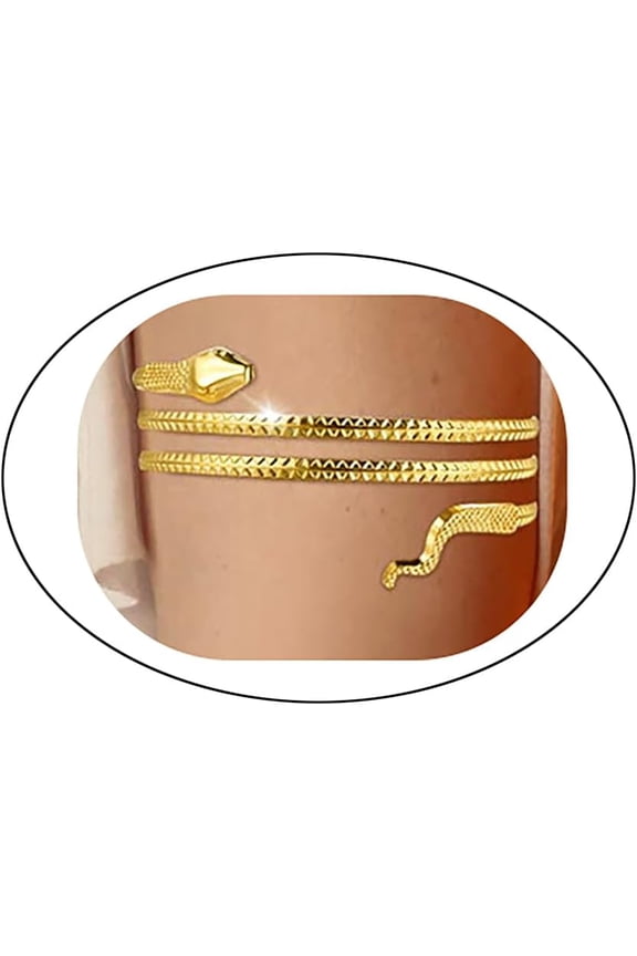 Minimalist Arm Cuff Gold Arm Cuff Upper Arm Dainty Layered Arm Bangle Armband Armlet Jewelry for Women Men