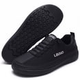 thumbnail image 1 of LBAIO Barefoot Minimalist Shoes Womens Mens Zero Drop Wide Width Slip-on Canvas Sneaker, 1 of 11