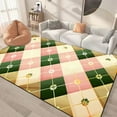 thumbnail image 1 of Minimalist Bedroom r Bedside Carpet Pink Checkerboard Rug for Living Room Light Luxury Large Area F, 1 of 5