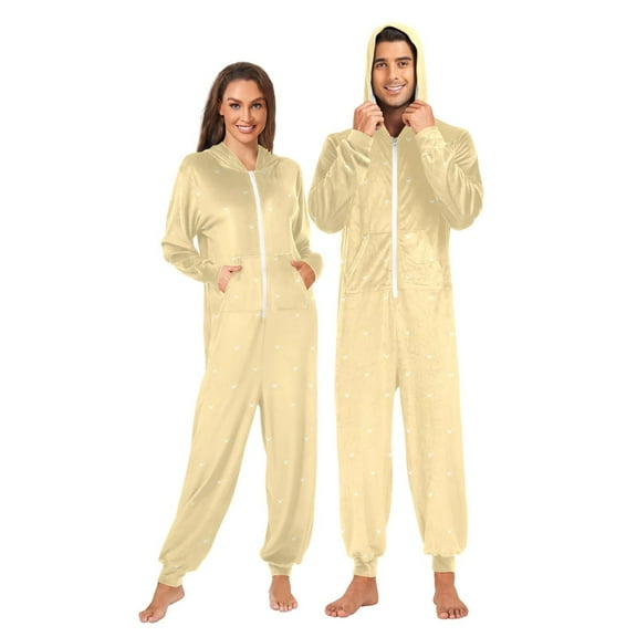 Minimalist Bird Adult onesie Pajamas, Crystal Velvet Ultra Soft Warm Jumpsuit for Men and Women