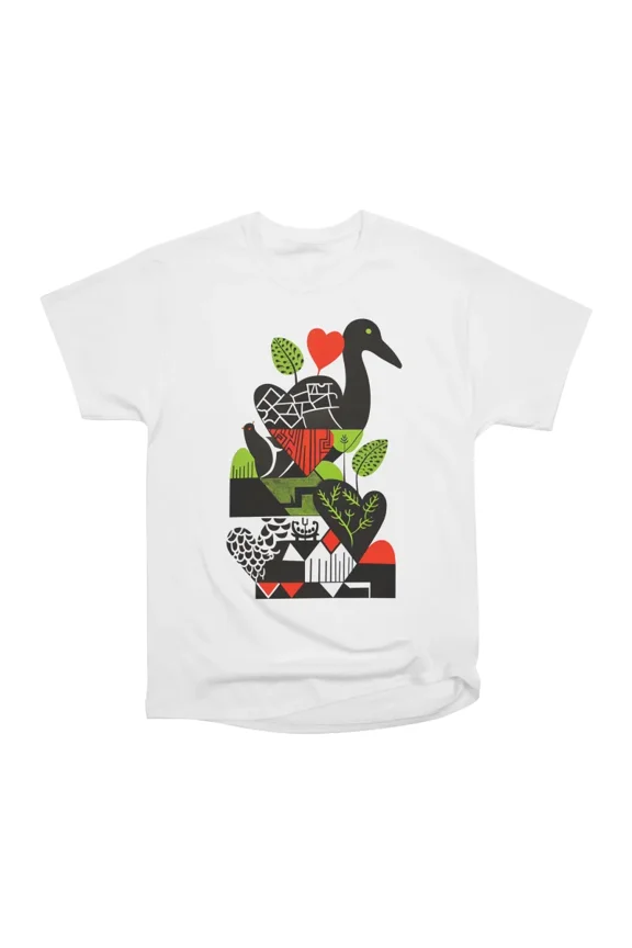 Minimalist Bird Garden T-Shirt Tee Gift For Him Merch For Her Apparel For Friend