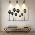 thumbnail image 1 of Minimalist Black And White Palm Tree Wall Art – Coastal California Beach Print For Modern Tropical Decor Wall Art, Modern Wall Decor, 16x24 UNFRAMED, 1 of 2