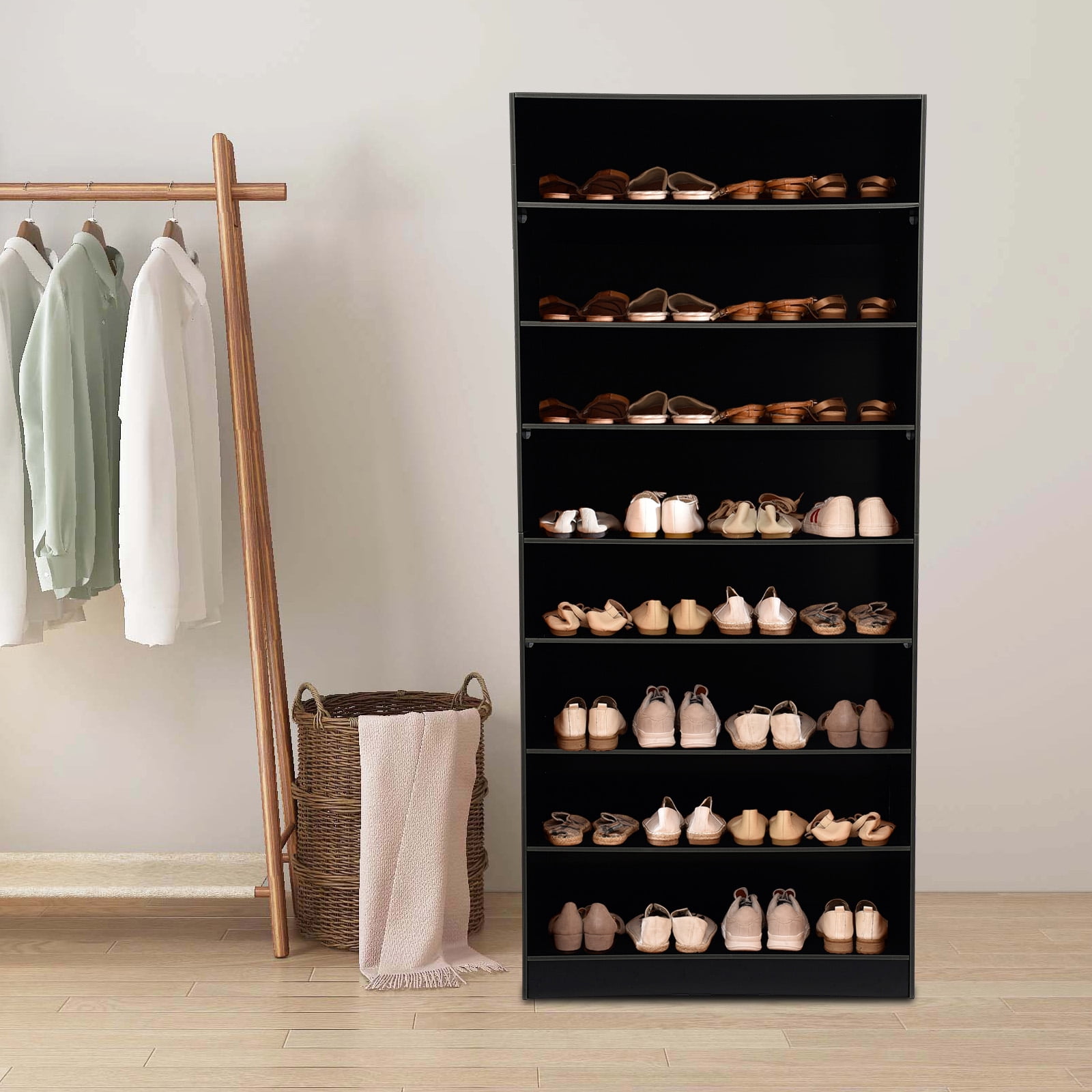 Minimalist Black Shoe Rack 31.5