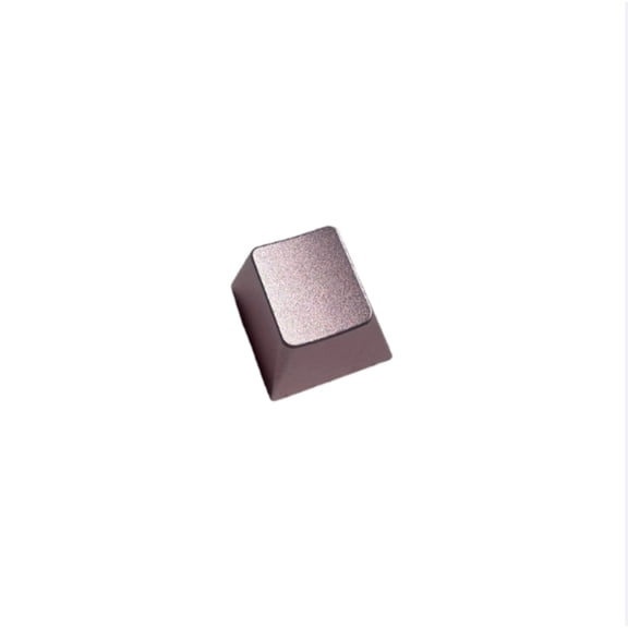 Minimalist Blank Escape Key CNC Machined Aluminum Keycap OEM R4 Height for Mechanical Keyboard