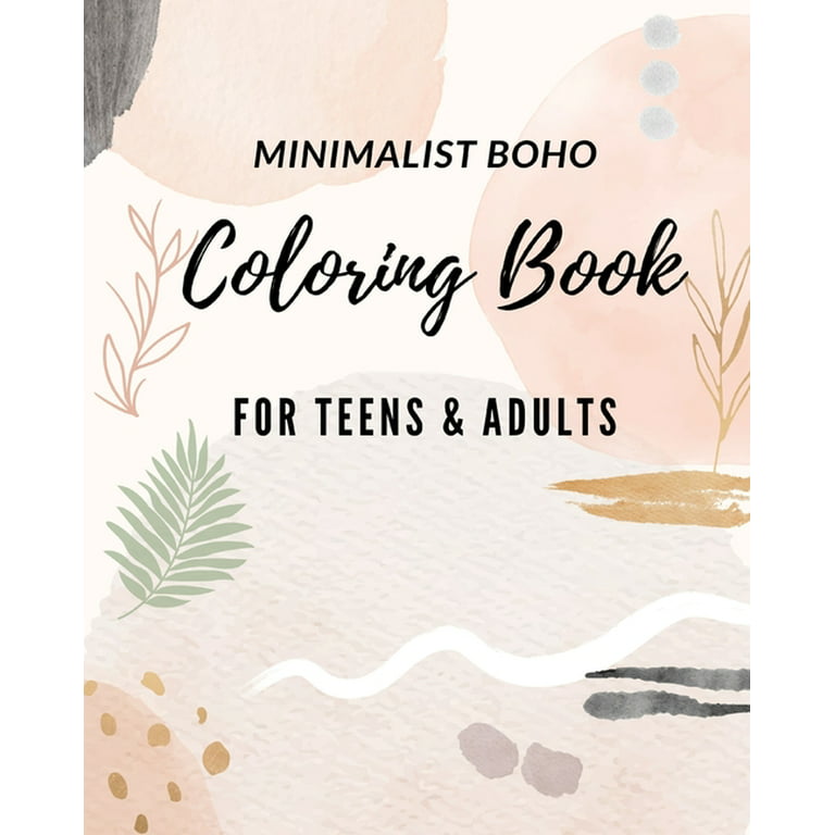  Boho Landscape Coloring Book: A Relaxing Minimalist Boho  Aesthetic Scenery Coloring Book for Adults and Teens: 9798849717845: Petite  Verve Press: Books