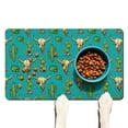 thumbnail image 1 of Minimalist Botanical Cactus Dog Feeding Mat - Waterproof Absorbent Pet Mat - Non-Slip Southwestern Design - Multi-Layer Structure - Easy Clean, 1 of 5