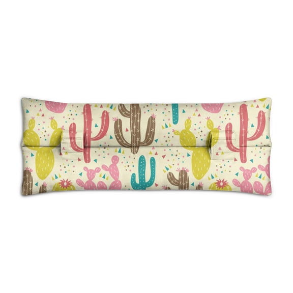 Minimalist Botanical Cactus Seatbelt Pillow Comfort Cushion for Mastectomy Heart & Chest Surgery Recovery