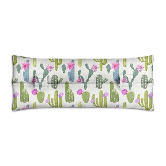 Minimalist Botanical Cactus Seatbelt Pillow Comfort Cushion for Mastectomy Heart & Chest Surgery Recovery