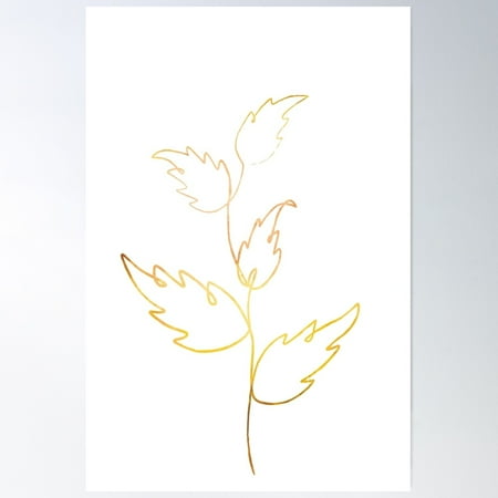 Minimalist Botanical One Line Art, Abstract Yellow Leaf Drawing Poster Wall Art, Modern Wall Decor For Living Room Bedroom, 8x12 UNFRAMED price history and forecast - EVY BLUE