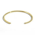 thumbnail image 1 of Minimalist Bracelet Adjustable Thin Bangle Cuff Bracelet for Women 14K Plated Open Bracelet Birthday Gifts for Her Lightweigt Every Jewellery, 1 of 5
