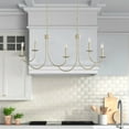 thumbnail image 1 of Minimalist Brushed Gold Pendant Light, Modern 5-Light Hanging Ceiling Lighting Fitxure for Living Room Bedroom Dining Room Kitchen, 1 of 7