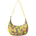 thumbnail image 1 of Minimalist Cannabis Crossbody Handbag for Women, Lightweight Water-Resistant Hobo Purse Featuring Marijuana Leaf and Tie Dye Weed Aesthetic, Spacious with Adjustable Strap, 1 of 4