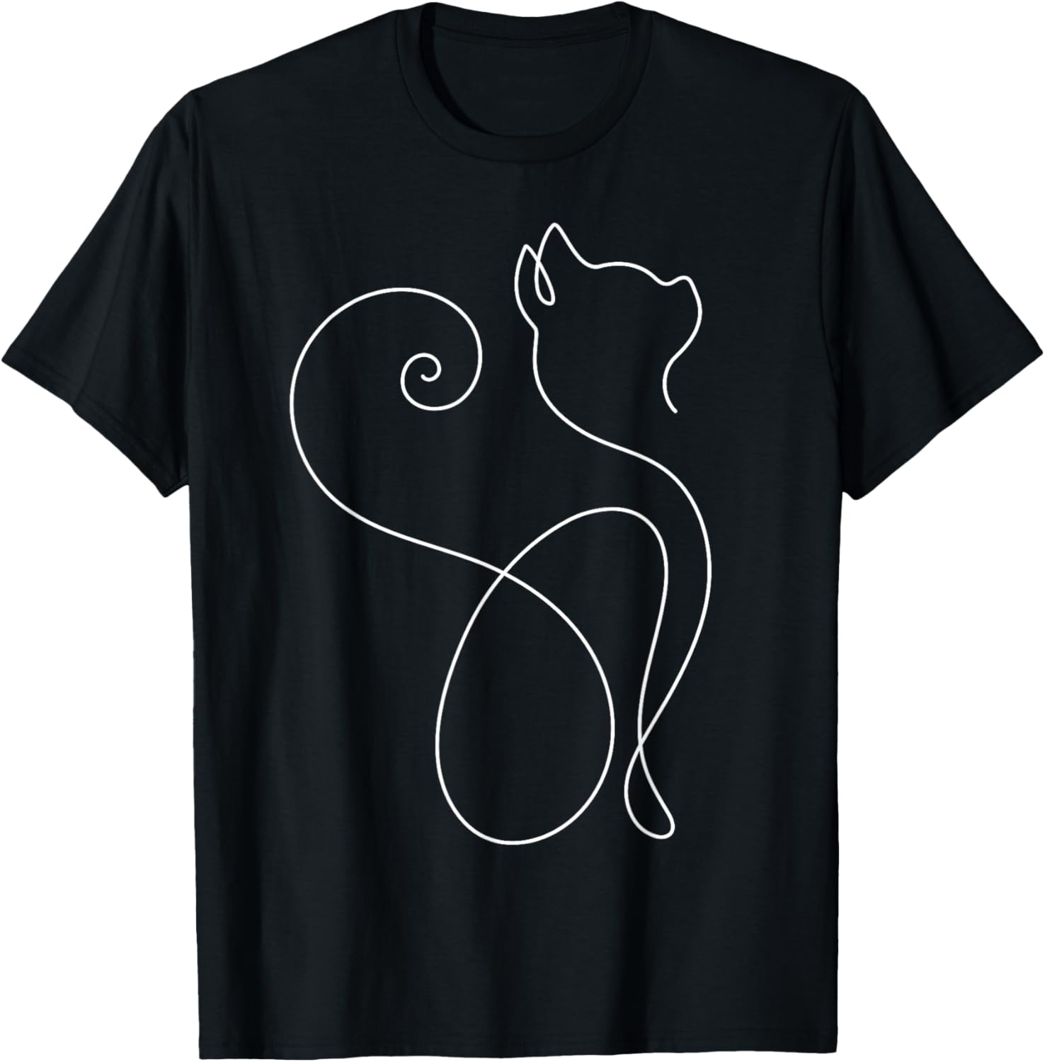 Minimalist Cat Meme T-Shirt - Unisex Graphic Tee For Casual Everyday Wear