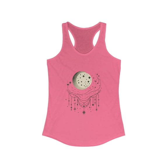 Minimalist Celestial Tank Top for Women - Racerback Style - 4 Color Options