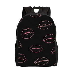 Minimalist Chic Fashion Motif Laptop Backpack, Padded 15.6 Inch Computer Compartment, Casual Travel Work Daypack