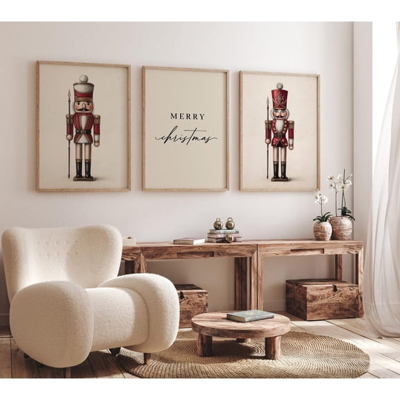 Minimalist Classic Posters Nutcrackers Decorations Vintagewall Decor, Poster Only