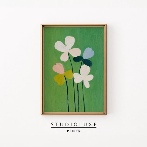 Minimalist Clover 542 Poster Unframed Paper Print
