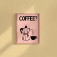 thumbnail image 1 of Minimalist Coffee Girly Coffee Corner Trendy Art Poster, Unframed Size 8x12, 1 of 4