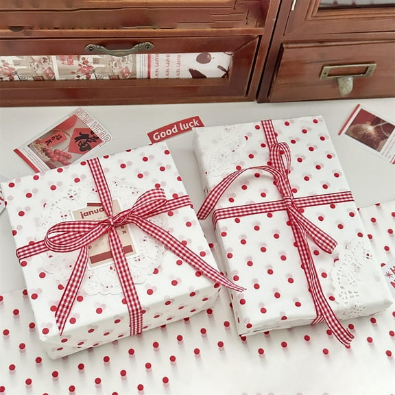 Minimalist Color Palette Snowflake Paper Polka Dot Snowflake Paper Floral Gift Wrapping Paper Polka Dot Packing Paper Birthday Wrapping Paper