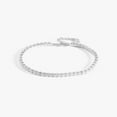 thumbnail image 1 of Minimalist Crystal 3A CZ Tennis Bracelet | Gift for Her, 1 of 5