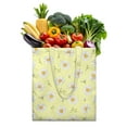 thumbnail image 1 of Minimalist Daisy Reusable Tote - Foldable, Eco-Friendly & Washable Grocery Bag, 1 of 6