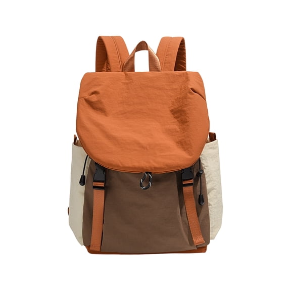 Minimalist Daypack Backpack Water-Resistant Nylon Backpack for School, Work and Light Hiking, 18L Laptop Backpacks with Sleek Design C