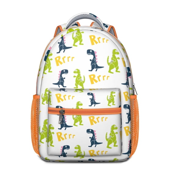 Minimalist Dinosaur Backpack - Waterproof & Ergonomic School Bag for Teens with Simple Dino Design