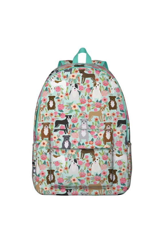 Minimalist Dog Design Travel Backpack – Durable Oxford Material with Large Capacity and Anti-theft Multifunctional Features for Students, Travelers, and Outdoor Enthusiasts