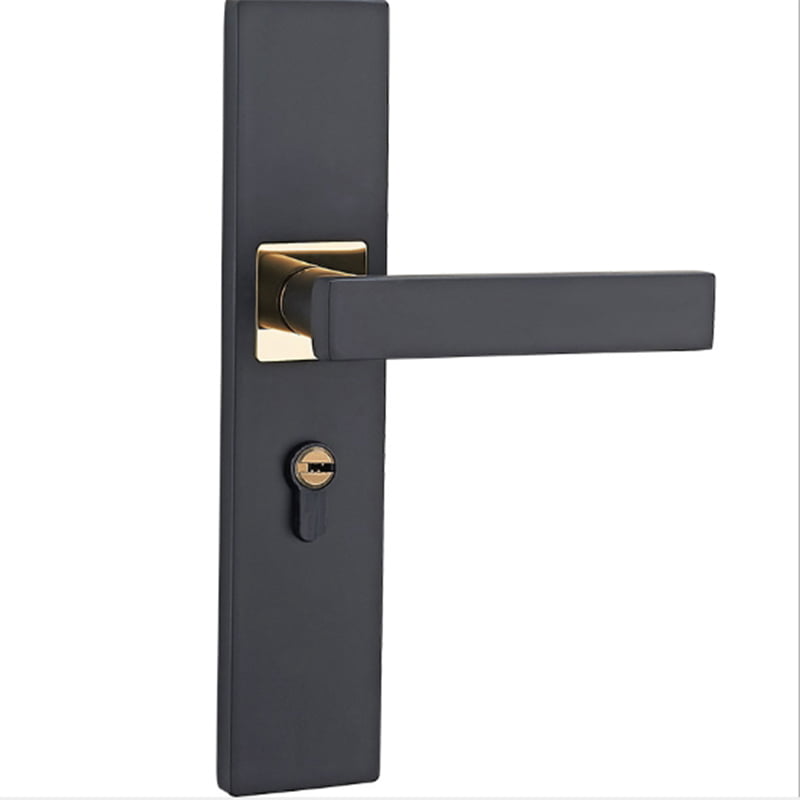 Home Reinforced Lock Security Door Lock Hotel Anti-theft Buttons Home  Bedroom Door Latch - Door Locks - AliExpress
