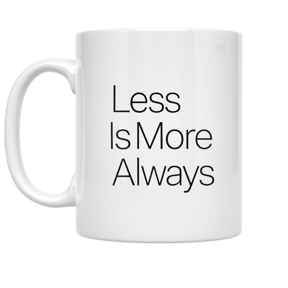 Minimalist Elegance Design - Sophisticated Tea Enthusiast - 11 oz Ceramic Coffee Mug