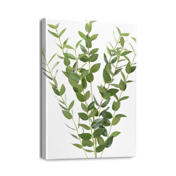Minimalist Elegance12x16 Boho Bathroom Wall Art - Unframed Sage Green Botanical Prints