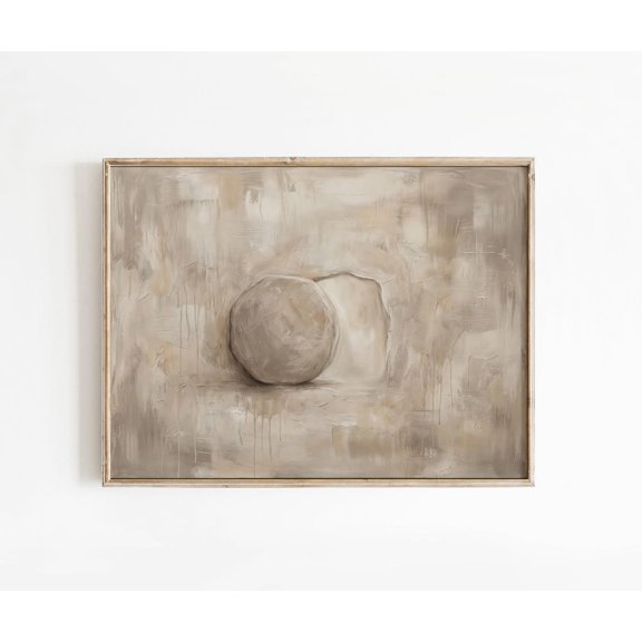 Minimalist Empty Tomb, Abstract Christian Decor, Wall Art, Home Decor, Room Decor