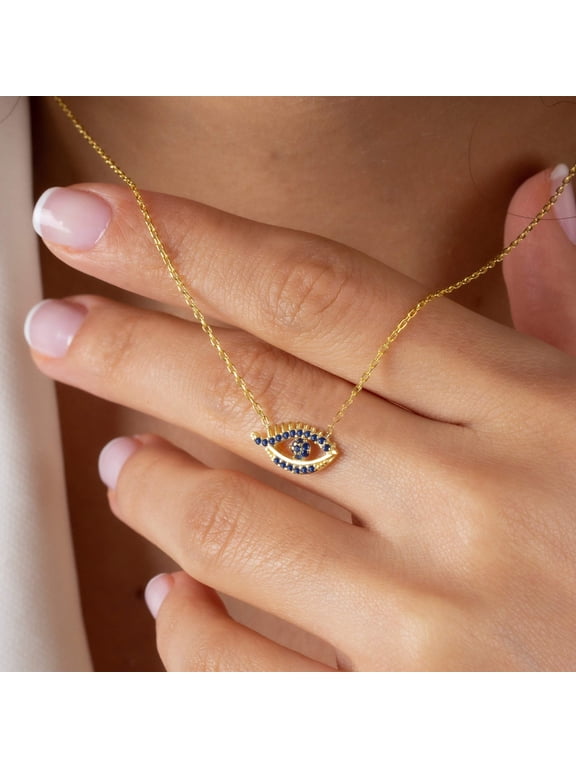 Minimalist Evil Eye Necklace